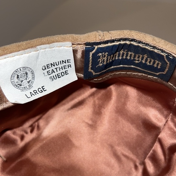 Huntington Leather Suede Hat Size Large - Picture 7 of 8